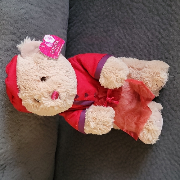 Godiva Collectible Gund French Bear with Beret - Picture 5 of 6